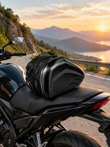 1 Pair Motorcycle Saddle Bags, Fashion Motorbike Rear Tail Storage Bags, Large‑Capacity Multifunctional Side Luggage Pouch For Track Daily Riding Travel - A - View 8