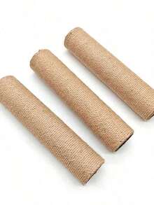 1 Piece/2 Pieces/6 Cm Diameter Cat Scratch Post From Jute Rope, Vertical Cat Tree Accessory Post, Strong Cat Scratch Post, Diy Cat Bed Material With Screws, 1 Piece Jute Rope Post, Cat Tree Replacement Post, Diy Material, Jute Cat Scratch Post, Cat - Yellow - View 9