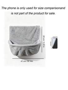 1 Cat Bedside Hammock, Bedside Cat Bed Hanging Bed, Plush Pet Bed, Removable And Washable For All Seasons, No Need To Drill Holes For Stable Installation, Small Cat Dog Soft Cushions For Warmth, Cat Bed Portable And Easy To Clean - F - View 4