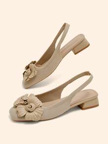CUCCOO BASICS Fashion Classic Fabric Breathable Comfort Commuter Party Banquet - Deep Apricot - View 5