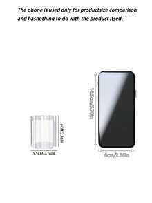 10/20 Packs Clear Lidded Acrylic Display Boxes - Square Clear Cube Containers, Ideal For Candies, Home & Office Decor, Parties, Wedding Favors, Valentine's Day Events And Multi-Purpose Storage, Gift Boxes, Jewelry And Mor - transparent - View 4