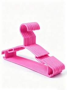 30/20/10-Piece Wet And Dry Non-Slip Plastic Hangers, Suitable For Newborn Children's Clothing, Children's Clothing Drying Racks, Children's Drying Rac - Multicolor - View 8