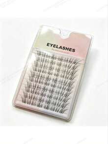 80 Soft Light Curved False Eyelashes, Transparent And Naturally Fluffy Eyelash Extensions, Eyelash Bundles, Personal Eyelashes, Eyelashes, False Eyelashes (This Product Does Not Contain Glue, Please Purchase Glue Separately) - C - View 11