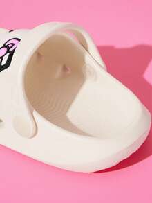 HELLO KITTY AND FRIENDS | SHEIN 可愛卡通兒童拖鞋，適合幼兒與兒童，EVA材質，適用於居家、浴室、游泳池、海灘等 - 米色 - 查看 9