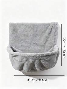 1 Cat Bedside Hammock, Bedside Cat Bed Hanging Bed, Plush Pet Bed, Removable And Washable For All Seasons, No Need To Drill Holes For Stable Installation, Small Cat Dog Soft Cushions For Warmth, Cat Bed Portable And Easy To Clean - F - View 3