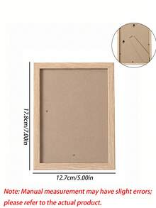 3/2/1件裝木製相框 10X15 15X20 20X25 A4 木色照片框 附相框架 照片牆裝飾 紀念禮物 - 淺木色 - 查看 3