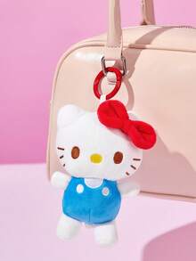 HELLO KITTY AND FRIENDS | POKOJA LAND 聯名款3D絨毛吊飾鑰匙圈，可愛立體造型，經典設計，可掛在包包、鑰匙圈、書包等，適合青少年與成人等所有年齡層 - 白色 - 查看 3