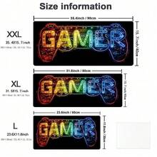 Neon Lights Design Mouse Pad -Cool Desk Mat For Gaming, Office & Home Use - Non-Slip Keyboard & Mouse Accessory With Multiple Size Options Back To School Gaming Mouse Pad Desk Accessories Office Supplies Office. - Mouse Pad - View 3