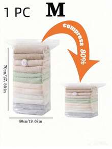 Vacuum Storage Bags, Large Vacuum Sealed Bags, Suitable For Bedding, Quilts, Blankets, Clothes, Closet Space Saving - View 7