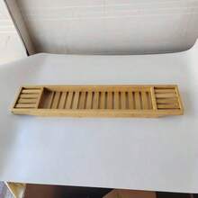 Khay bồn tắm bằng tre không thể mở rộng, phụ kiện phòng tắm, lý tưởng làm quà tân gia, kỷ niệm, đám cưới, sinh nhật, kệ lưu trữ cho nhà bếp và phòng tắm - Nhiều màu - Xem 10