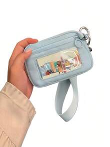Dompet Mini Tempat Kartu Identitas - Baby Blue - View 5