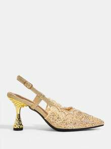 CUCCOO TILAWA Kvinnor Pumps - Guld - Visa 2