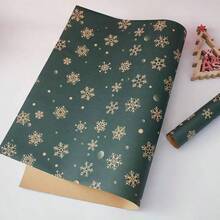 1SET/7PCS 74*50CM Christmas Gift Wrapping Paper, Xmas Gift Wrap Paper For Holiday Gift Box Packaging, Christmas Party Decorations - multicolor - View 7