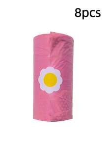 Baby Printed Diaper Garbage Bag Set, Portable Buckle Capsule Storage Box Replacement Bag, Baby Diaper Dirty Diaper Replacement Plastic Bag - Multicolor - View 8