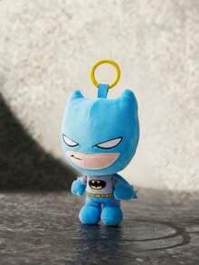 Batman X Joivida ,A Co-Branded 3D Plush Keychain, Classic Design, Can Be Hung On Bags, Key Chains, Schoolbags, Etc., Suitable For People Of All Ages Including Teenagers And Adults. - Blue - View 2