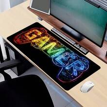 Neon Lights Design Mouse Pad -Cool Desk Mat For Gaming, Office & Home Use - Non-Slip Keyboard & Mouse Accessory With Multiple Size Options Back To School Gaming Mouse Pad Desk Accessories Office Supplies Office. - Mouse Pad - View 6