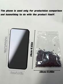 1000個 3.0奈米接髮環，矽膠銅扣接髮環，髮束配件，無縫微接髮扣 - 棕色 - 查看 4