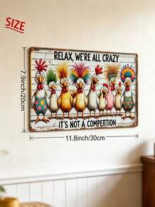 2D Flat Metal Sign For Room Dining Bar Door Garage Garden Entrance Decor - Multi-style - View 4