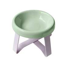 1pc Ufo-Shaped Cat Bowl - 2-In-1 Food And Water Tray, Ufo Stand Protects Neck, Anti-Spill, Anti-Slip, Suitable For Kittens, Puppies, And Small Pet Feeding And Drinking - Multicolor - View 13