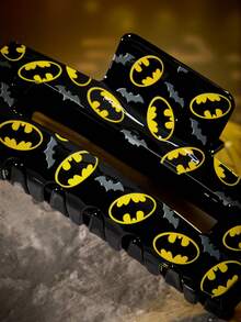 BATMAN X SHEIN 時尚可愛卡通髮夾，適合女孩與女士，居家、沐浴、美容護理、髮型造型完美適用 - 彩色 - 查看 5