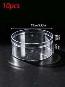 10/20 Packs Clear Lidded Acrylic Display Boxes - Square Clear Cube Containers, Ideal For Candies, Home & Office Decor, Parties, Wedding Favors, Valentine's Day Events And Multi-Purpose Storage, Gift Boxes, Jewelry And Mor - transparent - View 14