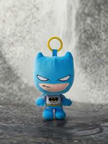 Batman X Joivida ,A Co-Branded 3D Plush Keychain, Classic Design, Can Be Hung On Bags, Key Chains, Schoolbags, Etc., Suitable For People Of All Ages Including Teenagers And Adults. - Blue - View 6