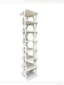 Multi‑Layer X‑Shape Shoe Rack, Space‑Saving Slim Shoe Organizer, Portable Stable Shoe Storage Shelf For Entryway Dorm Apartment - Multicolor - View 10