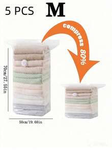 Vacuum Storage Bags, Large Vacuum Sealed Bags, Suitable For Bedding, Quilts, Blankets, Clothes, Closet Space Saving - View 10