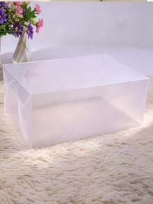 10/20Pack Foldable Clear Plastic Shoe Boxes, Waterproof Dustproof Stackable Shoe Storage Organizer, Thick Transparent Container For Sneakers, High Heels, Clothes, Small Stuff, Space Saving Foldable Storage Bins For Closet, Dorm, Bedroom, Apartment - View 6