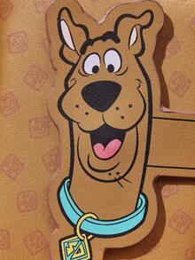 SCOOBY-DOO X Joivida 棕色時尚便攜式零錢包錢包 - 棕色 - 查看 5
