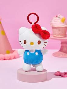 HELLO KITTY AND FRIENDS | POKOJA LAND 聯名款3D絨毛吊飾鑰匙圈，可愛立體造型，經典設計，可掛在包包、鑰匙圈、書包等，適合青少年與成人等所有年齡層 - 白色 - 查看 5