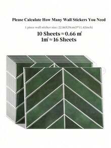 1/10 /20PCS Waterproof Modern Geometric Herringbone Pattern 3D Textured Wall Panels DIY Tiles,Modern Honeycomb Wall Decals,Removable Self Adhesive Wall Tile Sticker Kitchen Bathroom Backsplash For Festival Layout - Multicolor - View 26