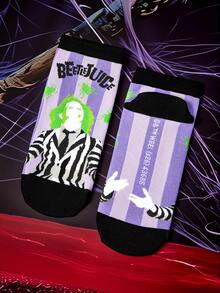 Beetlejuice X SHEIN King Of Thieves 2雙襪子 - 雜色 - 查看 6