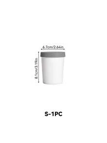 1/3PCS Containers With Lids, Multi‑Purpose Sealed Canister Jars, Airtight Storage Pots For Spice, Nuts, Candy, Cosmetics, Housewarming Gift, Holiday Party, Home Kitchen Bathroom Desk Organization - White - View 11