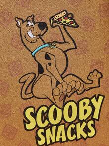 SCOOBY-DOO X Joivida 棕色時尚便攜式零錢包錢包 - 棕色 - 查看 6