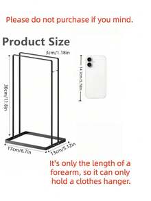 Large Capacity Hanger Stacker Rack Organiser For Adults And Children Stainless Steel Detachable Hanger Storage Organizer Space-Saving Clothes Hanger Holder For Home Organization And Storage Laundry Basket Closet Decorations Room Decor Home Decor Bedroom Decor Storage - Black - View 4