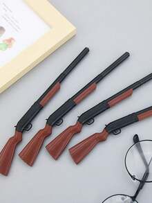 1/2pcs Hunting Themed Ballpoint Pens, Each With 1.0mm Black Ink Refill, Gift Set Designed For Outdoor Enthusiasts, Features Pop-Out Pen Body, Smooth Writing, Unisex Design With Press-Button, A Creative Gift Choice, Back To School - multicolor - View 8