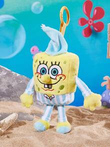 SpongeBob SquarePants | SHEIN 1 Cartoon Doll Pendant, Cute And Stylish, Can Be Hung On Bags And Keys. - Yellow - View 1