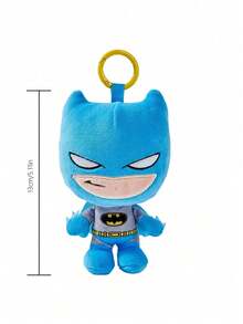 Batman X Joivida ,A Co-Branded 3D Plush Keychain, Classic Design, Can Be Hung On Bags, Key Chains, Schoolbags, Etc., Suitable For People Of All Ages Including Teenagers And Adults. - Blue - View 3
