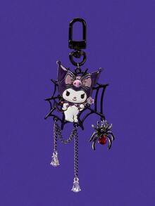 HELLO KITTY AND FRIENDS | SHEIN Ny kreativ tecknad söt avslappnad nyckelring, IP-samdesign, söt personlighet, enkel och generös, kan också användas som accessoar, lämplig för Vario - Svart - Visa 4