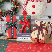 1SET/7PCS 74*50CM Christmas Gift Wrapping Paper, Xmas Gift Wrap Paper For Holiday Gift Box Packaging, Christmas Party Decorations - multicolor - View 6
