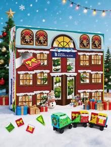 MINKOJA Christmas Surprise Countdown Calendar, Magnetic Building Block Toys With Random Styles And Colors, 3D Creative Building Toys, Suitable For Christmas, Birthdays, And Rewards - Multicolor - View 1
