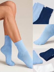 OutZeal 3 Pairs Of Multi-Color Medium Tube Casual Sports Socks - Multicolor - View 3