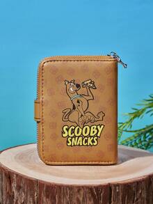 SCOOBY-DOO X Joivida 棕色時尚便攜式零錢包錢包 - 棕色 - 查看 2