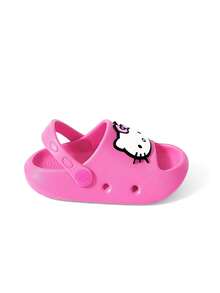 HELLO KITTY AND FRIENDS | SHEIN 可愛卡通兒童拖鞋，適合幼兒與兒童，EVA材質，適用於居家浴室、游泳池、海灘等 - 玫紅色 - 查看 6