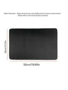 Super Absorbent Kitchen Dish Drying Mat , Non-Slip Rubber Backing, Stain-Resistant Countertop Drainer Mat, Suitable For Home And Restaurant Use Kitchen Items, - Black - View 3