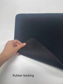 Super Absorbent Kitchen Dish Drying Mat , Non-Slip Rubber Backing, Stain-Resistant Countertop Drainer Mat, Suitable For Home And Restaurant Use Kitchen Items, - Black - View 8