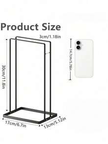 Large Capacity Hanger Stacker Rack Organiser For Adults And Children Stainless Steel Detachable Hanger Storage Organizer Space-Saving Clothes Hanger Holder For Home Organization And Storage Laundry Basket Closet Decorations Room Decor Home Decor Bedroom Decor Storage - Black - View 12