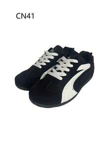 Spring/Summer Women'S Casual Flat Soft Sole Outdoor Sports Shoes, Comfortable Durable Student - Black - View 7