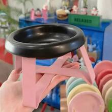 1pc Ufo-Shaped Cat Bowl - 2-In-1 Food And Water Tray, Ufo Stand Protects Neck, Anti-Spill, Anti-Slip, Suitable For Kittens, Puppies, And Small Pet Feeding And Drinking - Multicolor - View 6